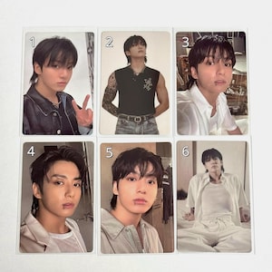 BTS Jungkook GOLDEN Cartes photo K-POP officielles