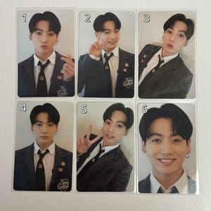 BTS Jungkook DICON Cartes photo K-POP officielles
