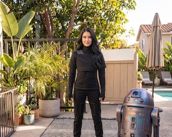 Mandalorian Din Djarin Inspired Flight Suit – Beskar Style Bounty Hunter Undersuit for Sci Fi Cosplay