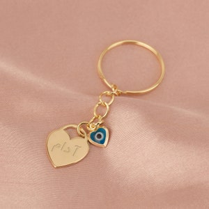 Llavero con nombre persa personalizado, llavero persa personalizado con piedra de nacimiento, nombre persa en llavero, nombre persa personalizado