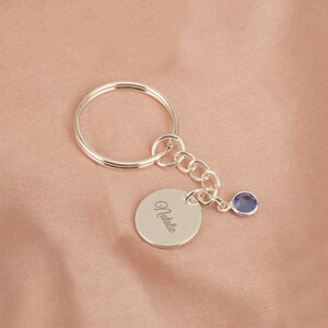 Personalized Name Keychain, Customized Keyring Birthstone, Customized Keyring, Personalized Letter, For Women Men Gift Ideas Unique Gifts image 9