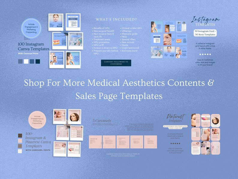 beauty enthusiast templates