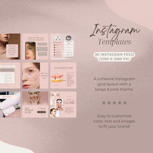 hifu instagram canva template
