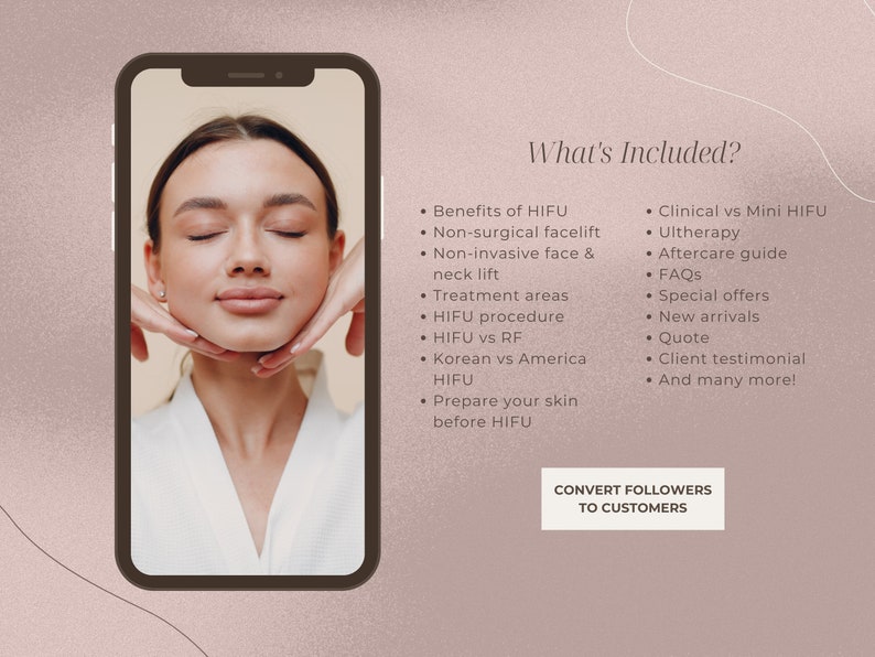 hifu social media post templates