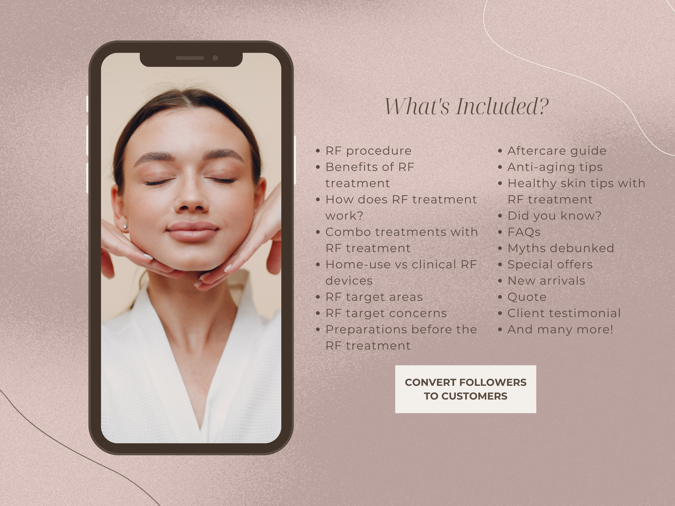 RF LIFT Beige & Pink Instagram Feedpinterest Pin Educationmarketing ...