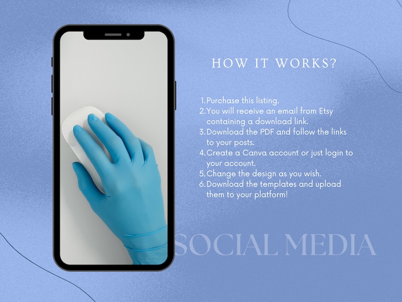 blue white social media post download