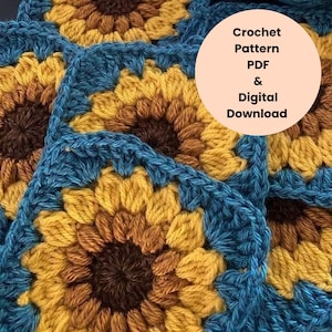 Crochet Sunflower Pattern