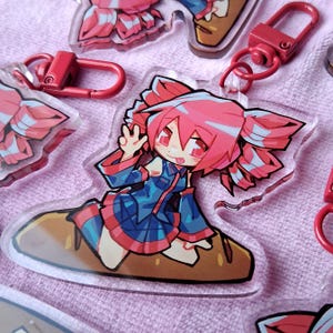 Kasane Teto Keychain | Acrylic Charm | 2.5&quot; Double-Sided