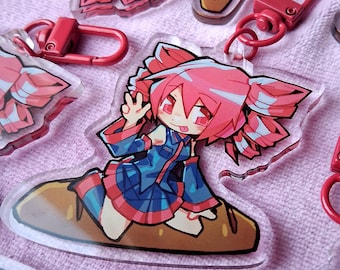 Kasane Teto Keychain | Acrylic Charm | 2.5" Double-Sided
