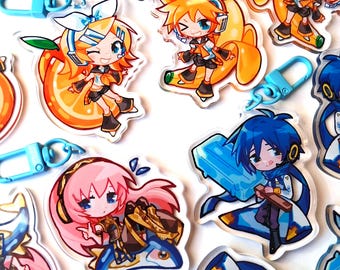 在庫あり ボーカロイド アクリルチャーム | 非公式ファングッズ | 初音