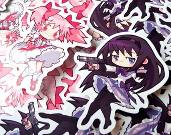 Madoka / Homura Sticker | Vinyl Stickers | 2.5"