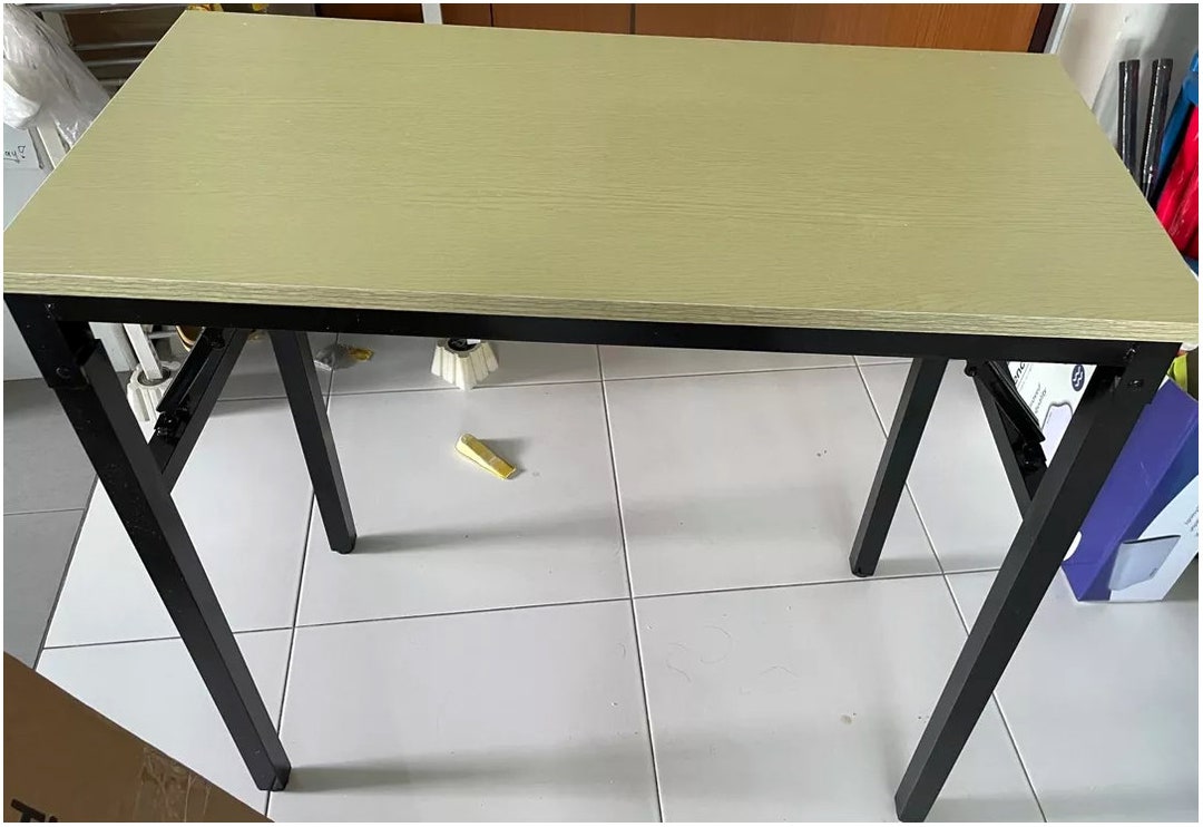 Foldable Table Computer Table Study Folding Table Desk Etsy