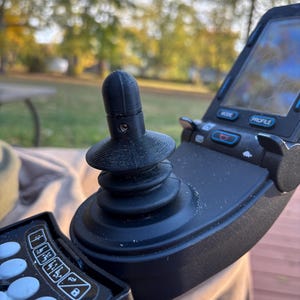 Permobil Joystick Replacement | Soft TPU, Secure Set‑Screw, USA Made