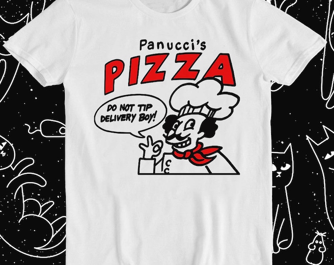 Panucci's Pizza Unisex Adult Men Women Gift Cool Music Fashion Top Retro Tee T Shirt 946