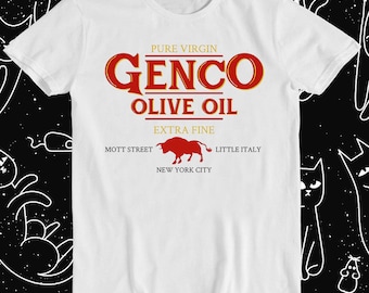 Genco Olive Oil Godfather Extra Virgin Retro Funny Meme Gift Tee T Shirt 1205