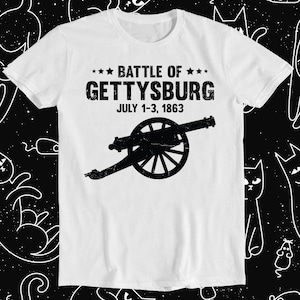 Battle of Gettysburg Civil War Battle Vacation Retro Funny Meme Gift Tee T Shirt 1269