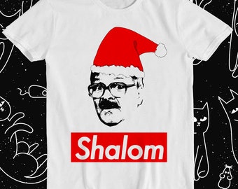 Christmas Shalom Friday Night Dinner Jackie Xmas Cool Gift Tee T Shirt F215