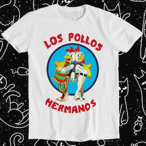 Los Pollos Hermanos TV Series Retro Funny Meme Gift Tee T Shirt 2073