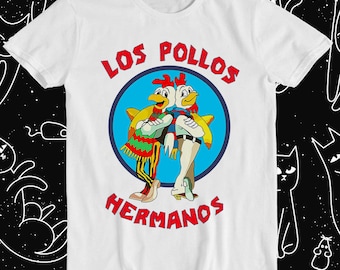 Los Pollos Hermanos TV Series Retro Funny Meme Gift Tee T Shirt 2073
