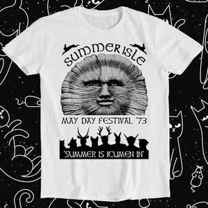 Summerisle Festival T Shirt May Day 70s The Wickerman Retro Tee T29