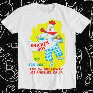 Chicken Boy T Shirt Broadway Retro  Cool Gift Tee T419
