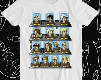 Doctor Who Simpsons Tv Show Parody Thirteen Doctors List Meme Gift Gamer Movie Music Top Adult Tee T Shirt T915