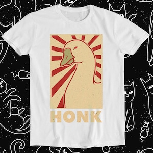 Honk Goose Duck Animal Chemistry Science Avogadro&#39;s Day Meme Funny Tee Style Movie Music Top Mens Womens Adult Funny Gift Tee T Shirt 2800