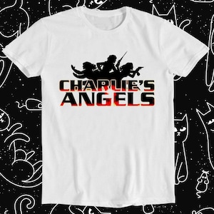 Charlie's Angels T Shirt 70s TV Show Series Cult Cool Gift Tee T264