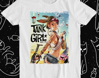 Tank Girl Feminist Charlie Don't Surf Meme Gift Funny Tee Style Unisex Gamer Cult Movie Music T Shirt 992