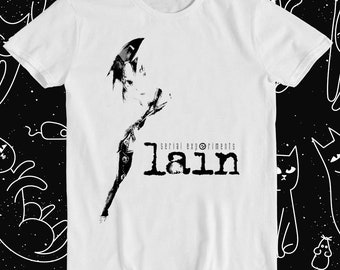 Serial Experiments Lain 日本のTシャツ 大人用 ユニセックス メンズ