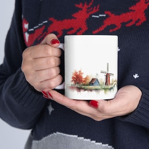 Enchanting Dutch Landscape  Ceramic Mug 11oz No.1