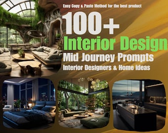 Oltre 100 interni ed esterni per la casa / Design moderni / MidJourney / Arte digitale / Suggerimenti AI / Casa
