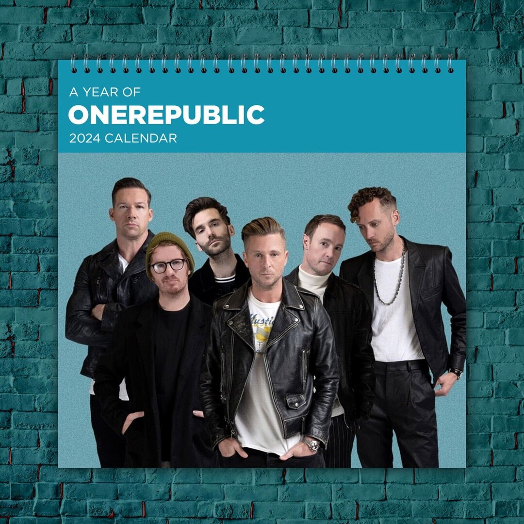 Onerepublic Calendar 2024 Onerepublic 2024 Celebrity Wall Etsy