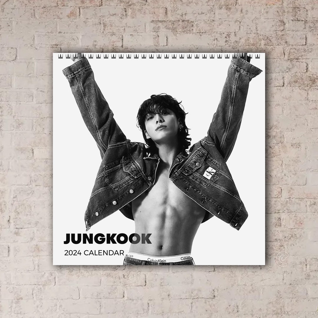 Jungkook Calendar 2025 Jungkook 2025 Celebrity Wall Etsy Australia