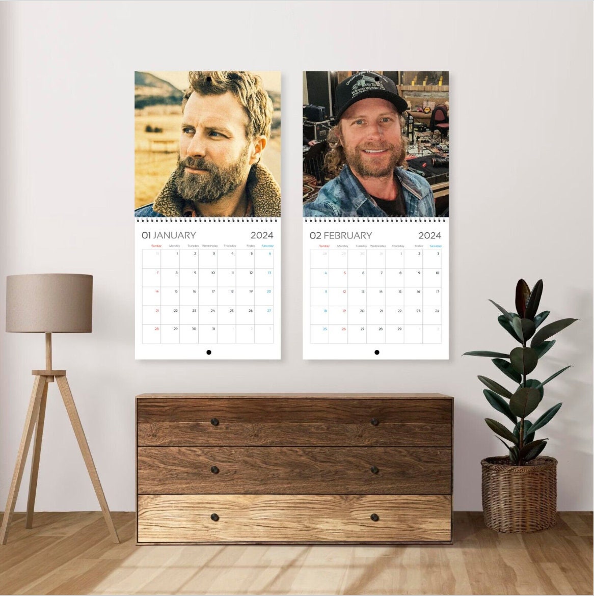 Dierks Bentley Calendar 2025, Celebrity Calendar, Dierks Bentley 2025
