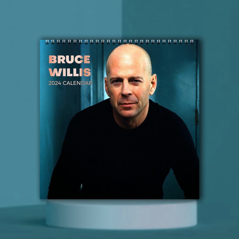 Bruce Willis Calendar 2024, Celebrity Calendar, Bruce Willis 2024 Wall