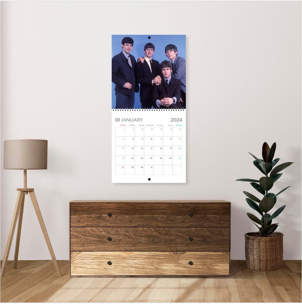 The Beatles Calendar 2024 the Beatles 2024 Celebrity Wall Calendar Gift