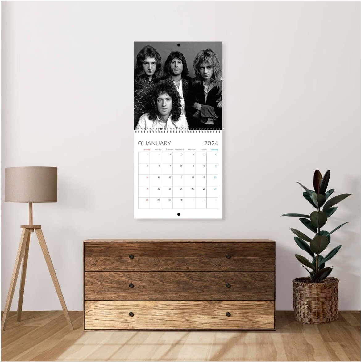Queen Calendar 2024 Queen 2024 Celebrity Wall Calendar Gift sold by