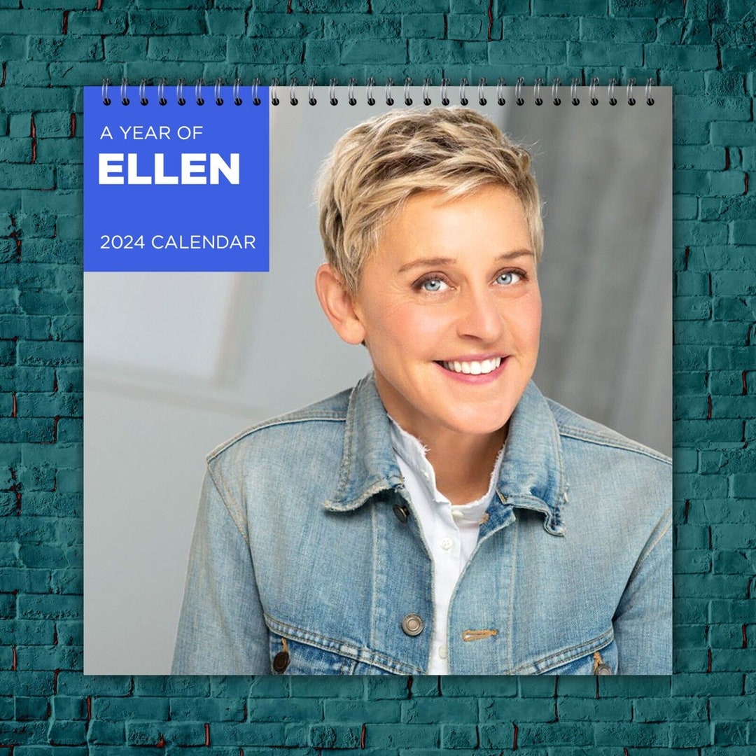 Ellen Calendar 2024 Ellen 2024 Celebrity Wall Calendar 2024 Calendar
