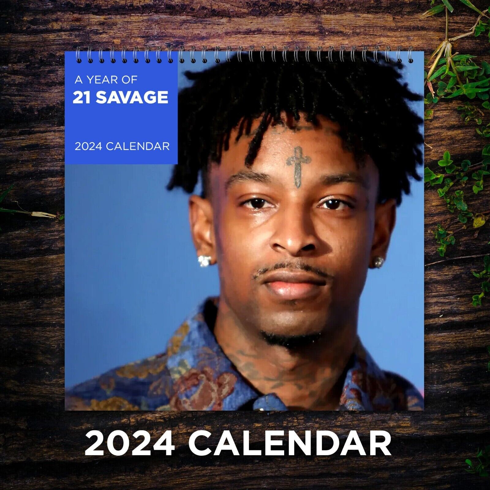 21 Savage Calendar 2024, Celeb Calendar, 21 Savage 2024 Celebrity Wall