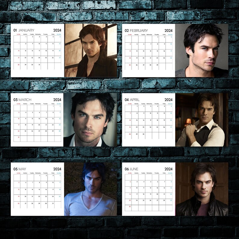 Ian Somerhalder Calendar 2024 Celebrity Calendar Ian Somerhalder 2024