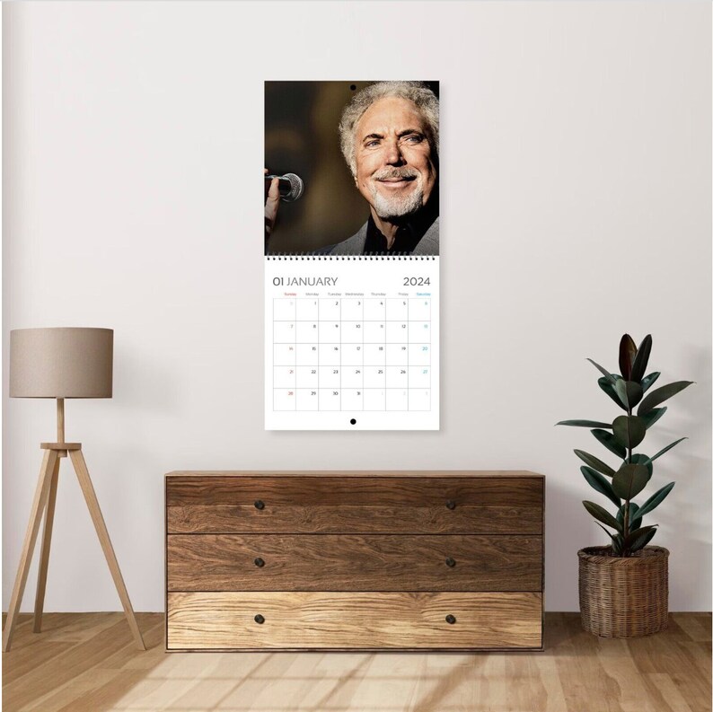 Tom Jones Calendar 2024 Celebrity Calendar Tom Jones 2024 Wall Calendar