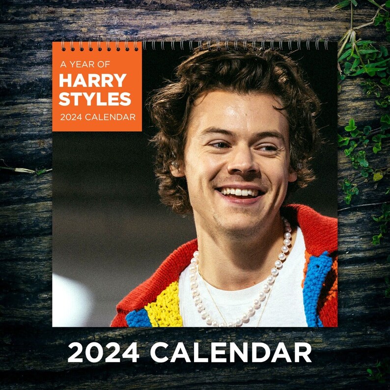Harry Ver3 Calendar 2024, Celebrity Calendar, Harry 2024 Wall Calendar