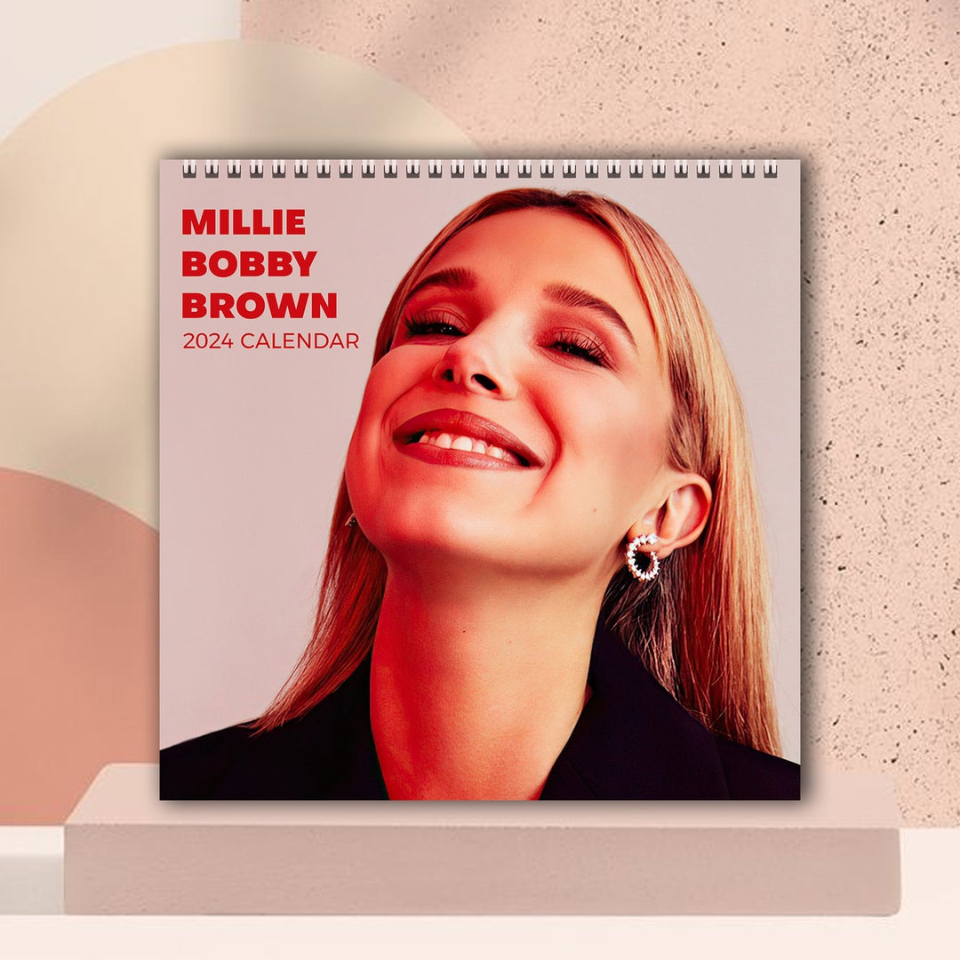 Millie Bobby Brown Calendar 2024 Millie Bobby Brown 2024 Etsy