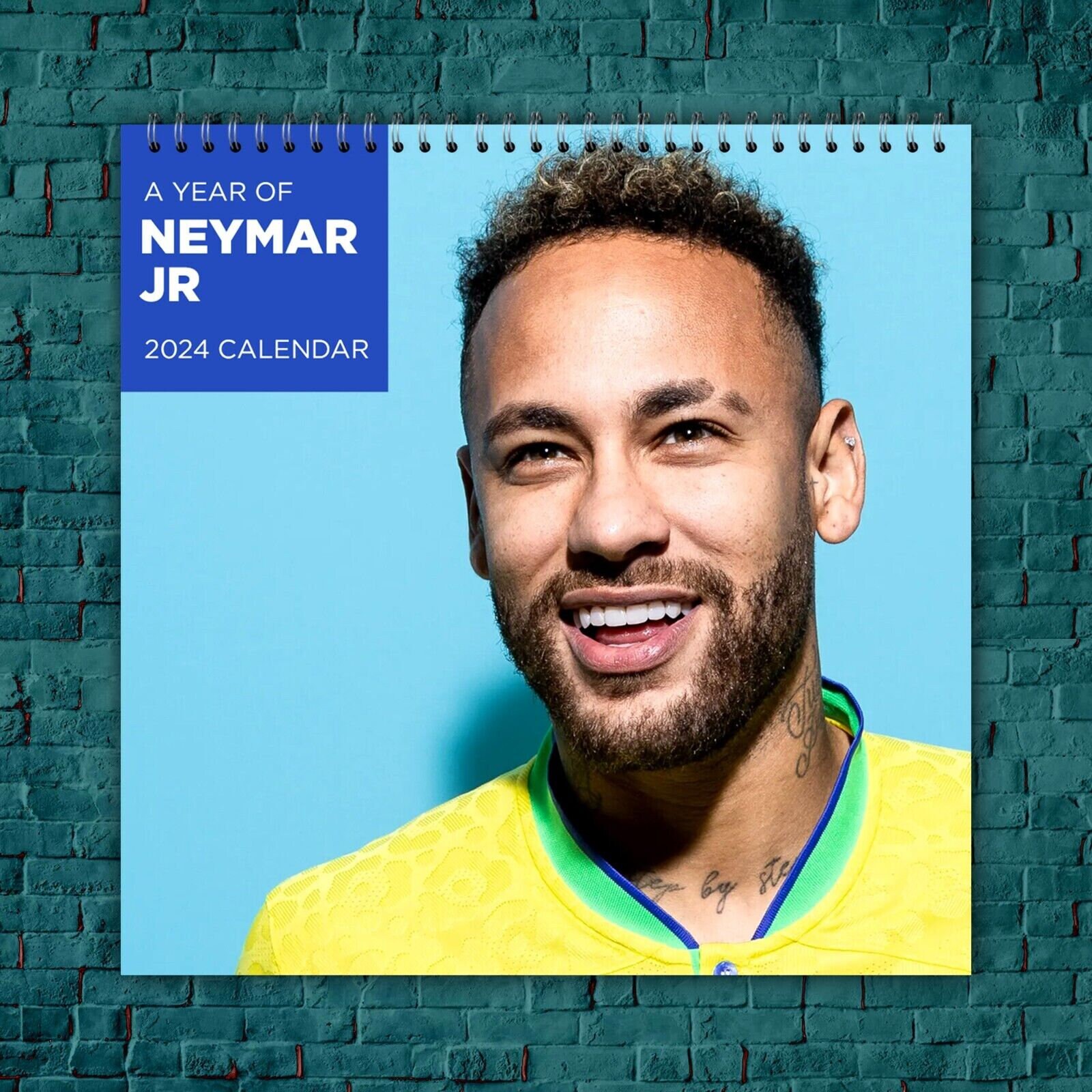Neymar Calendar 2024 Neymar 2024 Celebrity Wall Calendar Gift, Wall