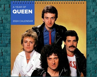 Queen 1994 Calendar Official Vintage, Dates Match 2022. Freddie Mercury  Brian May Roger Taylor John Deacon Band Fantastic Pics - Etsy Israel