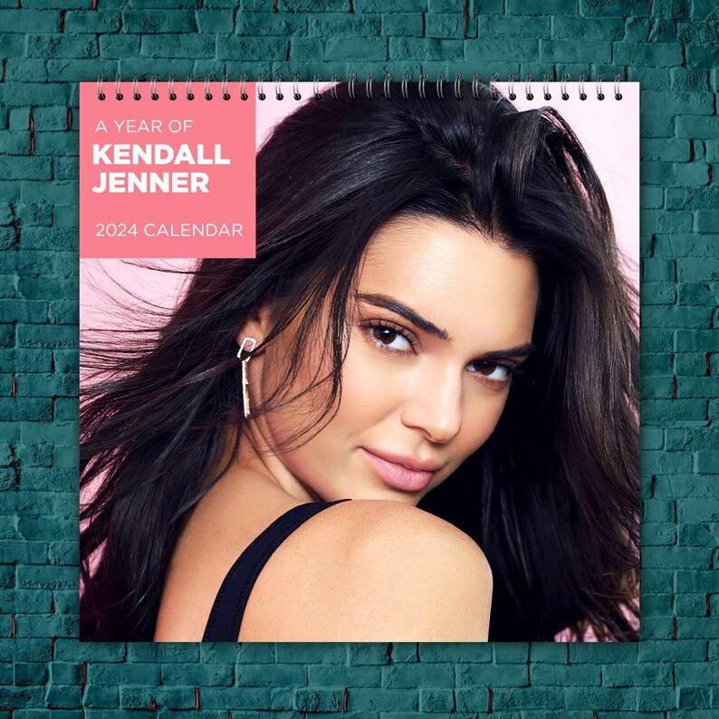Kendall Jenner Calendar 2024 Kendall Jenner 2024 Celebrity Etsy