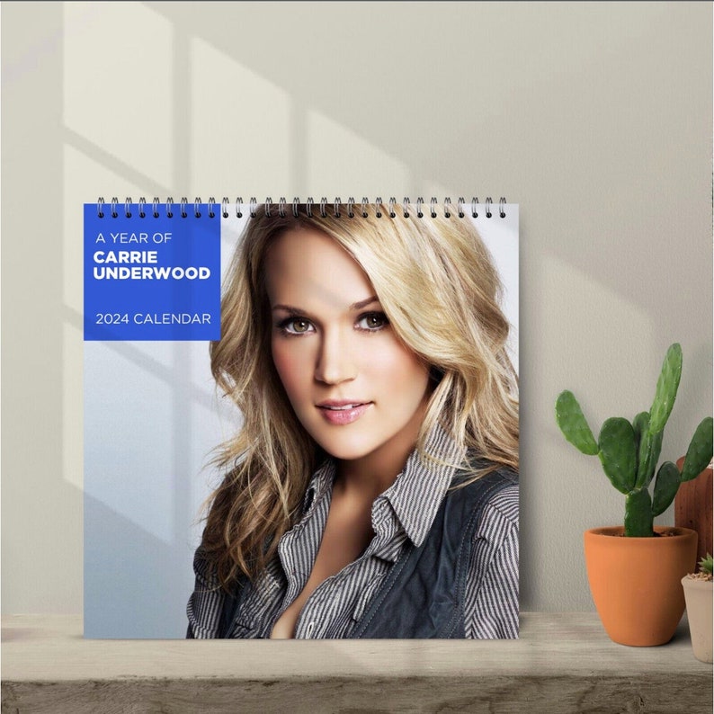 Carrie Underwood Calendar 2024, Carrie Underwood 2024 Celebrity Wall