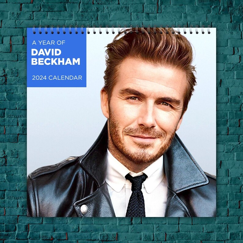 David Beckham Calendar 2025 David Beckham 2025 Celebrity Etsy