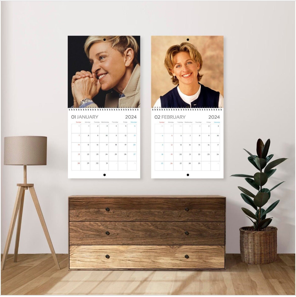 Ellen Calendar 2024 Ellen 2024 Celebrity Wall Calendar sold by Guilty